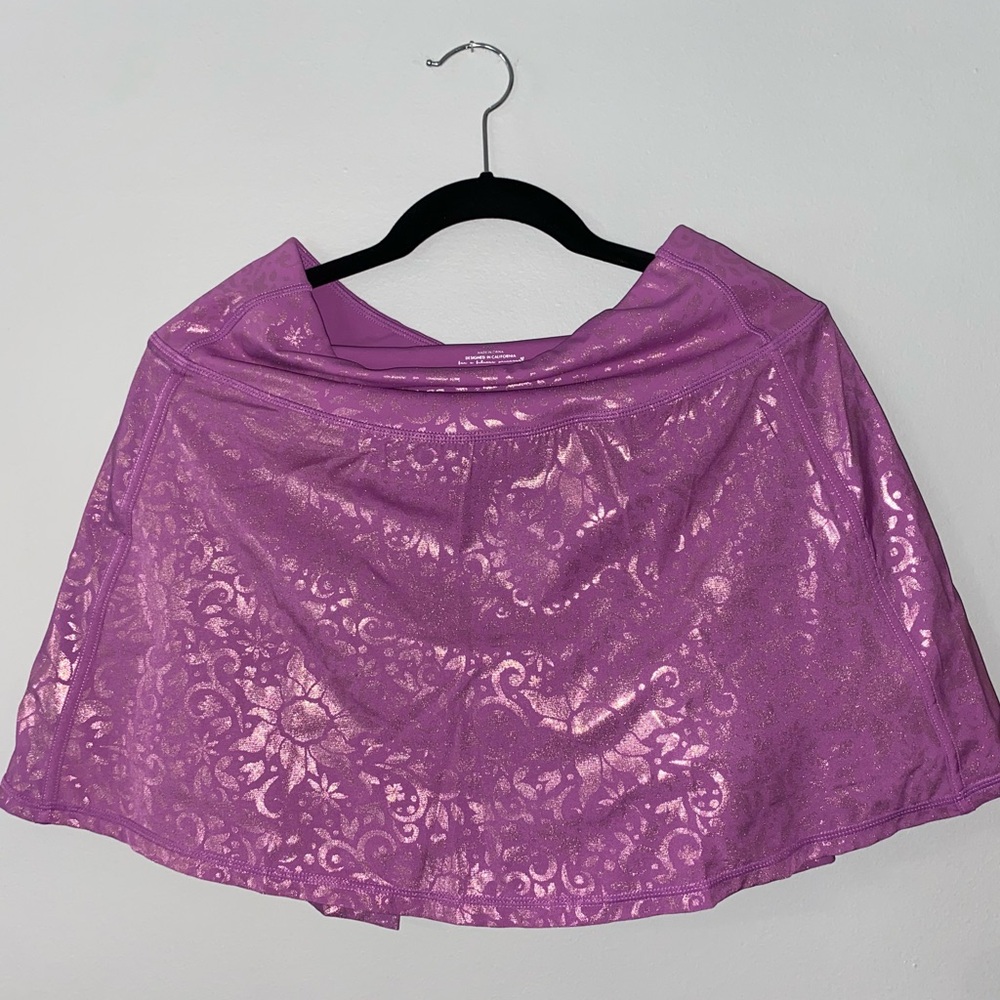 Crowned Athletics Golden Dreamer (Rapunzel) Running Skort - M - NWT